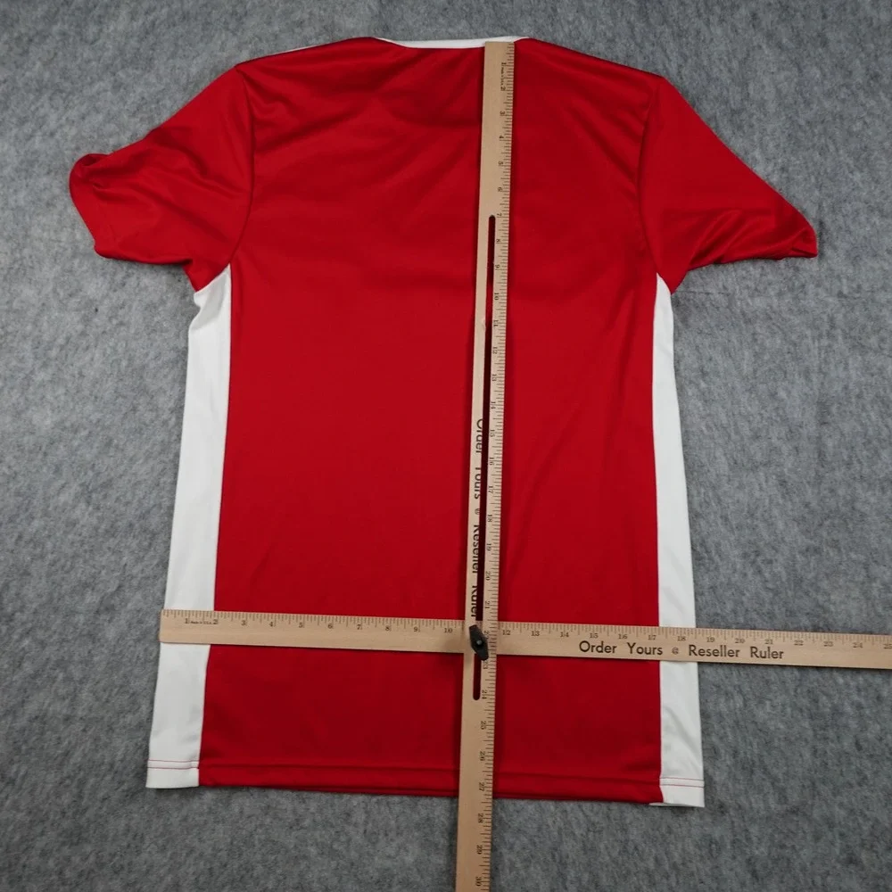 Adidas Shirt Mens Small Red‎ Climalite Entrada 18 Soccer Football Jersey Crew